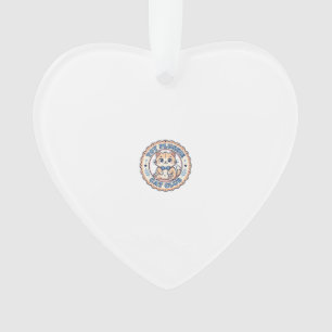 Speelgoed Knuffel Kat Cute Kat T-Shirt Ontwerp - S Ornament
