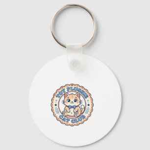 Speelgoed Knuffel Kat Cute Kat T-Shirt Ontwerp - S Sleutelhanger