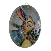 Speelgoed Konijn en koe-ei Dartbord (Voorkant Links)