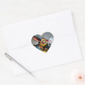 Speelgoed Konijn en koe-ei Hart Sticker (Envelop)