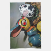 Speelgoed Konijn en koe-ei Theedoek (Verticaal)