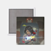 Speelgoed Maker Magnet Magneet (Voorkant / Achterkant)