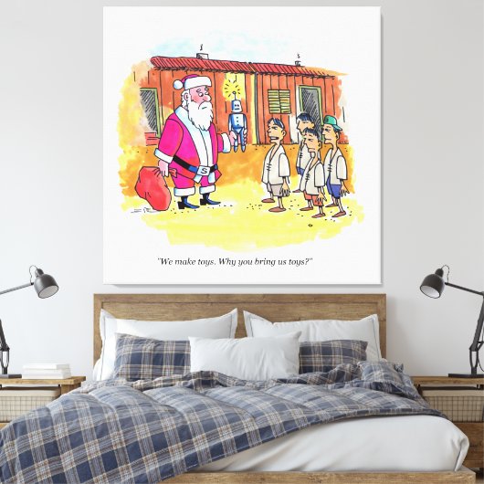 Speelgoed Makers canvas print (Insitu (Slaapkamer))