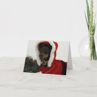 Speelgoed Manchester Terrier-kerstkaart Bedankkaart