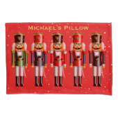 Speelgoed met kerstNutkraker Kussensloop (Voorkant)