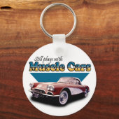 Speelgoed met spierkraag sleutelhanger (Voorkant)