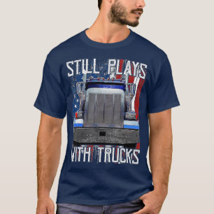 Speelgoed met Trucks Funny Truck American Flag T-shirt