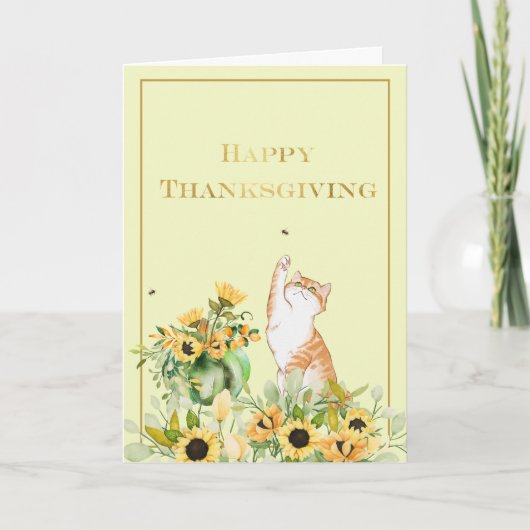 Speelgoed met zonnebloemen kaart (Voorkant)