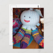 Speelgoed Octopus Wearing Sokken Briefkaart (Voorkant / Achterkant)