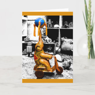 Speelgoed-olifantenkaart Kaart