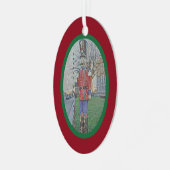 SPEELGOED-OPLOSMIDDEL/NUTCRACKER-FIGUREREN METALEN ORNAMENT (Voorkant links)