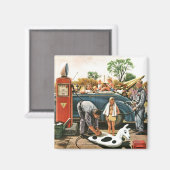 Speelgoed opvliegend strand magneet (Voorkant / Achterkant)