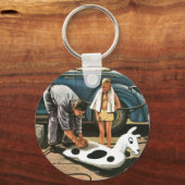 Speelgoed opvliegend strand sleutelhanger (Voorkant)