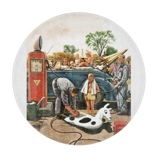 Speelgoed opvliegend strand snijplank (Voorkant)