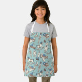 Speelgoed Patroonblauw/bruin ID783 Schort (Insitu)