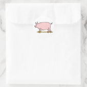 Speelgoed Pig  Art Sticker (Tas)