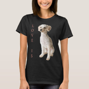 Speelgoed poedel hond mama vader liefde huisdier c t-shirt
