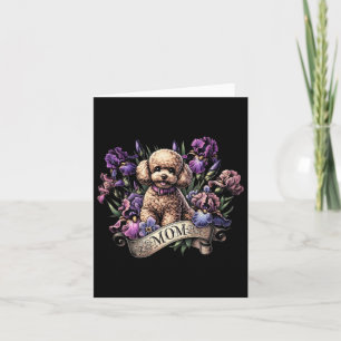 Speelgoed Poedel Mom Moederdag Irissen Kaart
