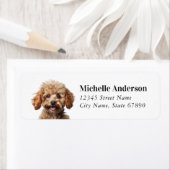 Speelgoed Poedel Retour Adreslabels Etiket (Insitu)