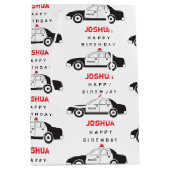 Speelgoed Politieauto Aangepaste naam Kinderen van Medium Cadeauzakje (Voorkant)