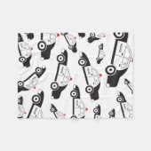 Speelgoed politieauto fleece deken (Voorkant (Horizontaal))