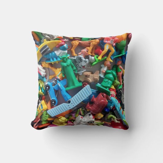 Speelgoed Print kussen. Kussen (Voorkant)