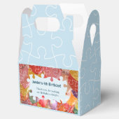 Speelgoed puzzelballon, vierde verjaardag bedankdoosjes (Geopend)