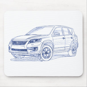 Speelgoed Rav4 2011 Muismat