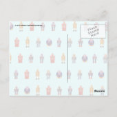 Speelgoed Robot Aangepaste Briefkaarten (Achterkant)