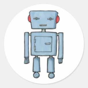 Speelgoed Robot Sticker