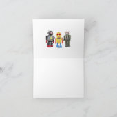  Speelgoed-robots Bedankkaart (Binnen)