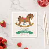 Speelgoed Rocking Horse Baby shower Servetten (Insitu)