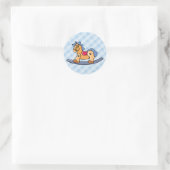 Speelgoed Rocking Horse Ronde Sticker (Tas)