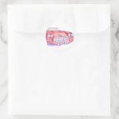 Speelgoed Rode Auto Sticker (Tas)