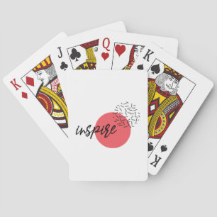 Speelgoed, schattig, modern, eenvoudig design van  pokerkaarten