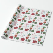Speelgoed Soldier Child Name Love Santa Kerstkerst Cadeaupapier (Uitgerold)
