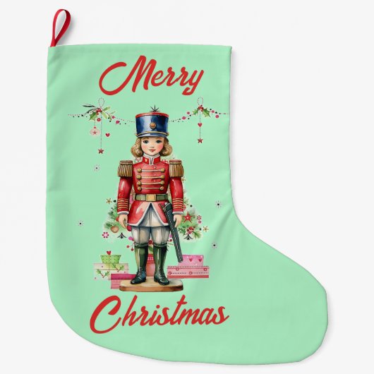 Speelgoed Soldier kerstboom Grote Kerstsok (Voorkant)