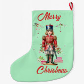 Speelgoed Soldier kerstboom Grote Kerstsok (Achterkant)