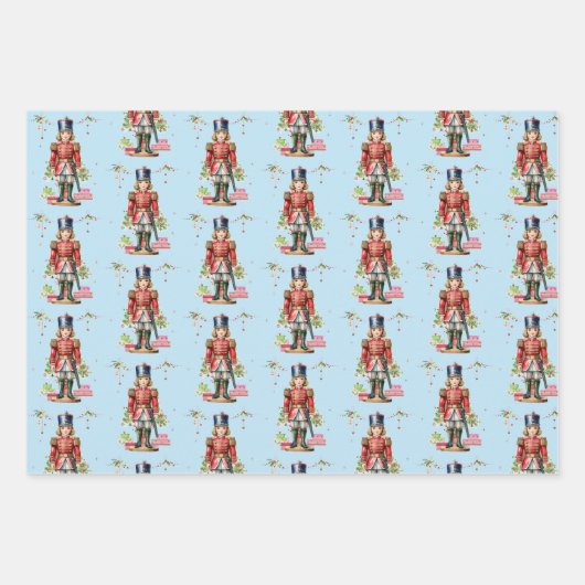 Speelgoed Soldier kerstboom Inpakpapier Vel (Voorkant)