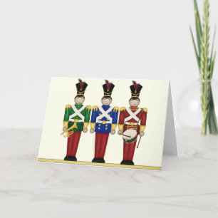 Speelgoed Soldiers Kerst Kaart