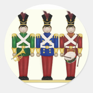 Speelgoed Soldiers Kerst stickers