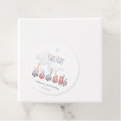 Speelgoed Train All Aboard Verjaardag Uitnodigen, Bedankjes Labels (In situ)