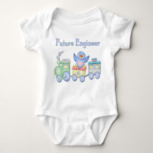 Speelgoed Train Bluebird for Future Engineer Baby Romper