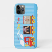 Speelgoed Train Peuter Jongen Verjaardag Blauw Case-Mate iPhone Case (Achterkant)