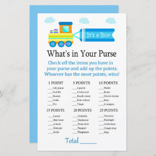 Speelgoed Train Wat zit er in je handtas?