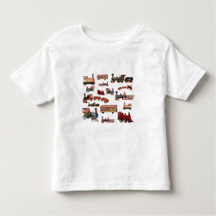 Speelgoed Trains Kleurrijke Trains Patroon Kinder Shirts