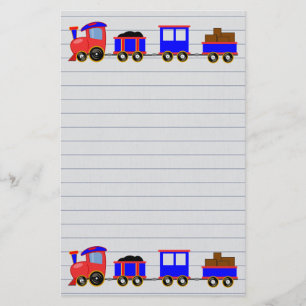 Speelgoed Trein Briefpapier