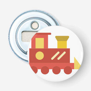 speelgoed trein button flesopener