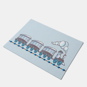 Speelgoed trein deurmat
