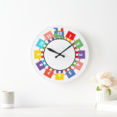 Speelgoed trein grote klok (Huis)